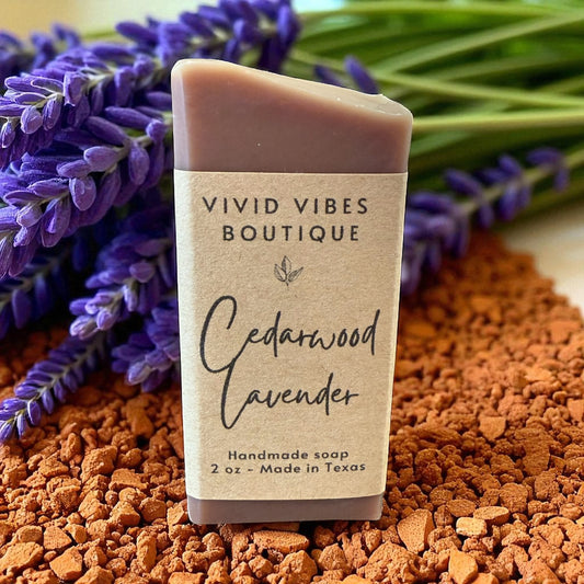 Cedarwood Lavender All Natural Soap 2 Oz