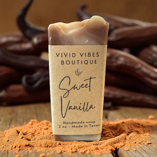 Sweet Vanilla All Natural Soap 2 Oz