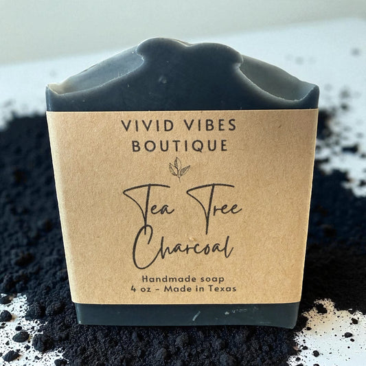 Tea Tree Charcoal All Natural Soap 4Oz