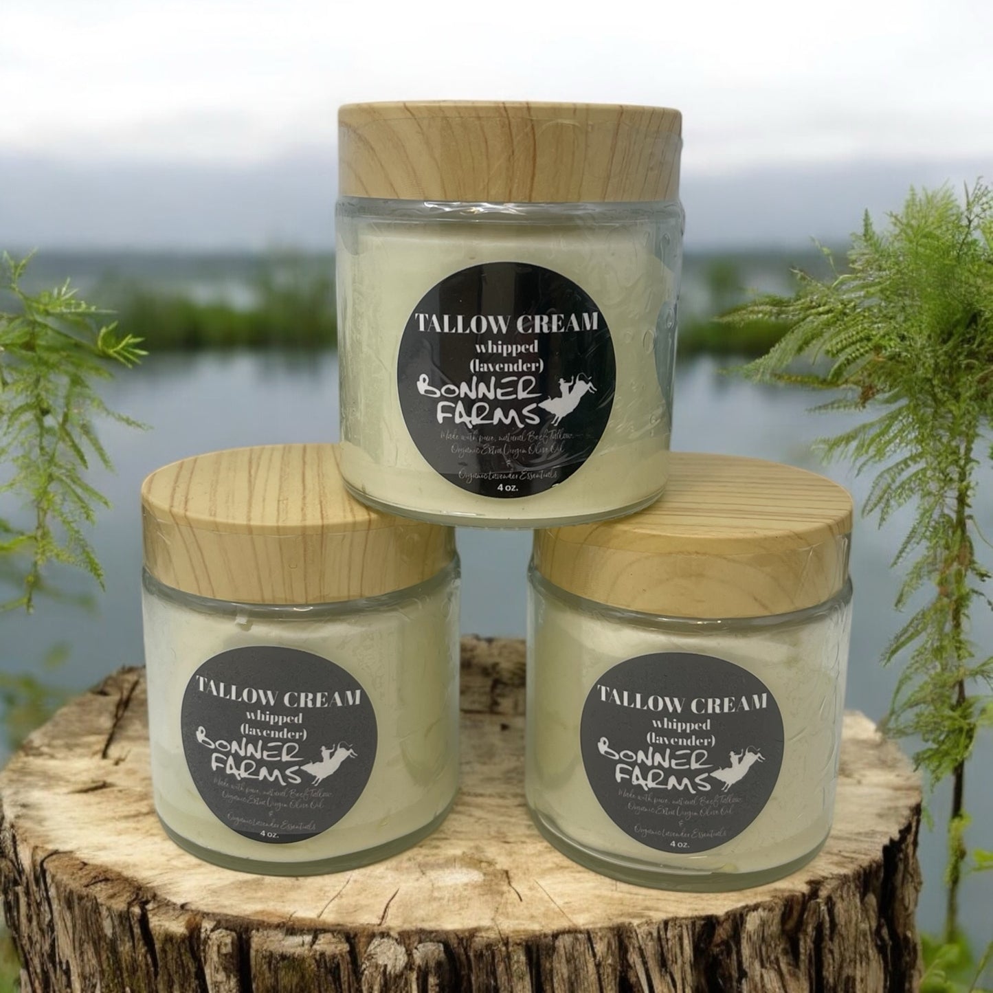 Whipped Unscented Tallow Cream 4 OZ