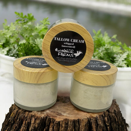 Whipped Organic Lavender Tallow Cream 2 OZ