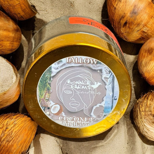 Coconut Tallow Lip Balm 1 OZ.