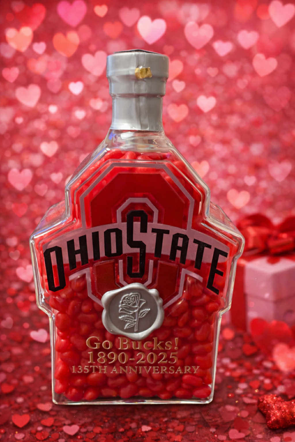 ❤️🍬 Scarlet & Sweetheart Buckeye Bottle 🍬❤️