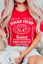 Donald Trump USA President 47 Maga Graphic Plus T