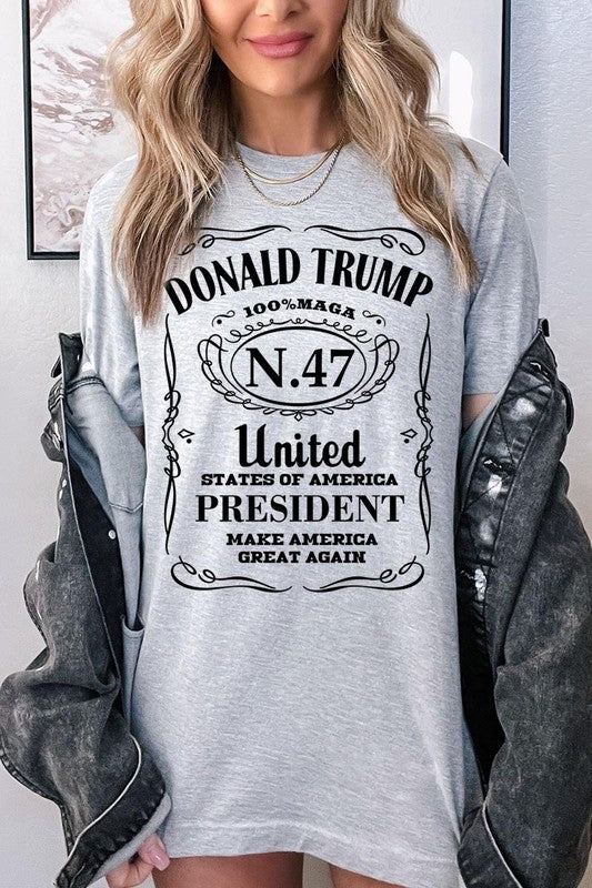 Donald Trump USA President 47 Maga Graphic Plus T