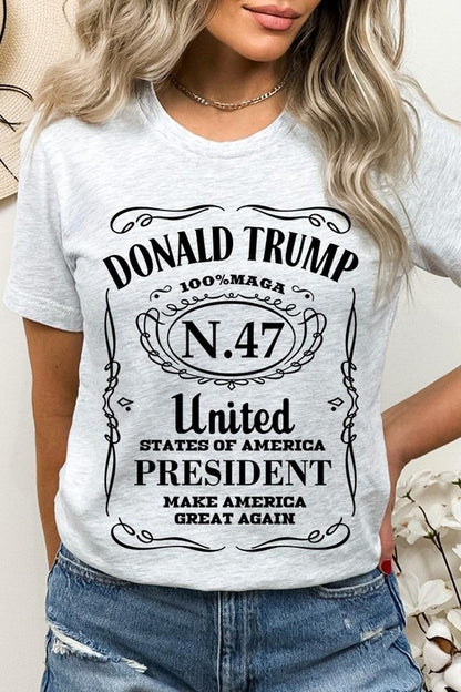 Donald Trump USA President 47 Maga Graphic Plus T