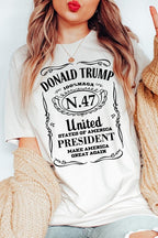 Donald Trump USA President 47 Maga Graphic Plus T