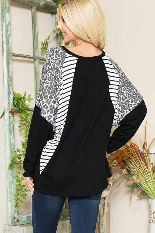 Oversized Dolman Sleeve Pullover