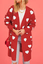 All over heart Cardigan