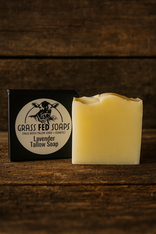 Grass Fed Tallow Soap Bar Lavender