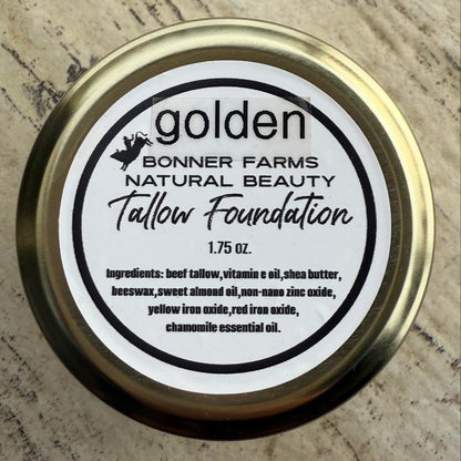 Grass Fed Tallow Foundation Golden 1.75 OZ