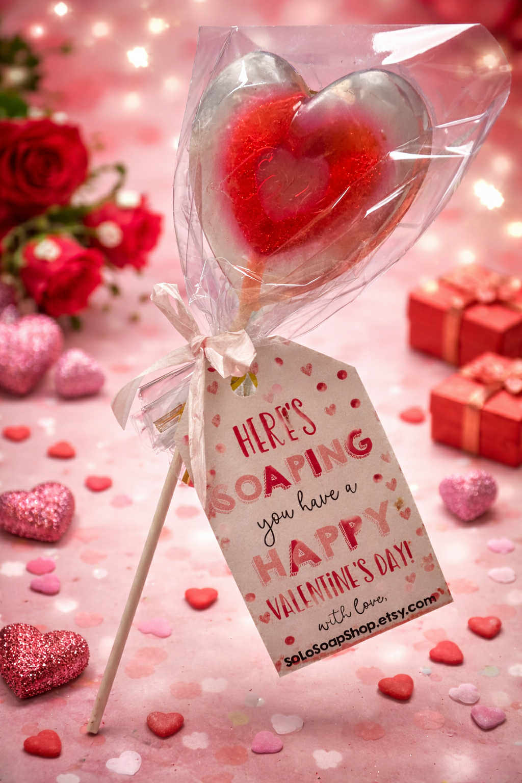 💘 Heart Soap on a Stick 💘