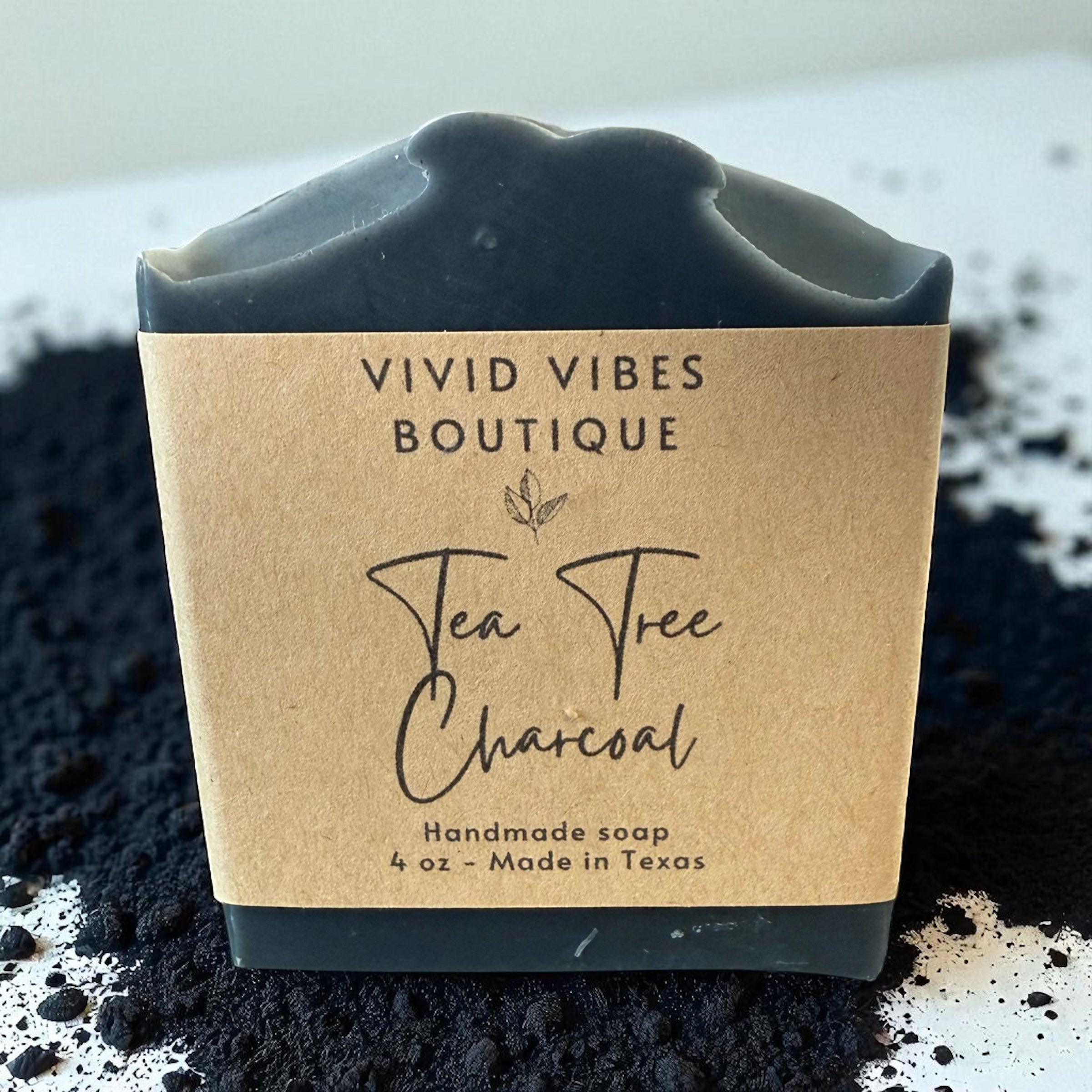 Tea Tree Charcoal All Natural Soap 4Oz