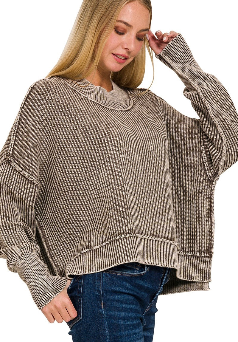 Mocha Oversized Sweater