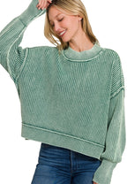 Green Oversized Sweater