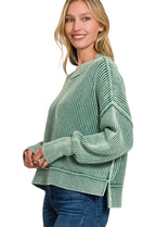 Green Oversized Sweater