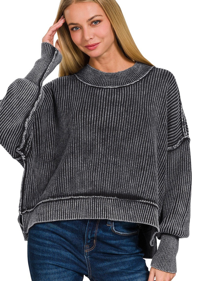 Black Oversized Sweater