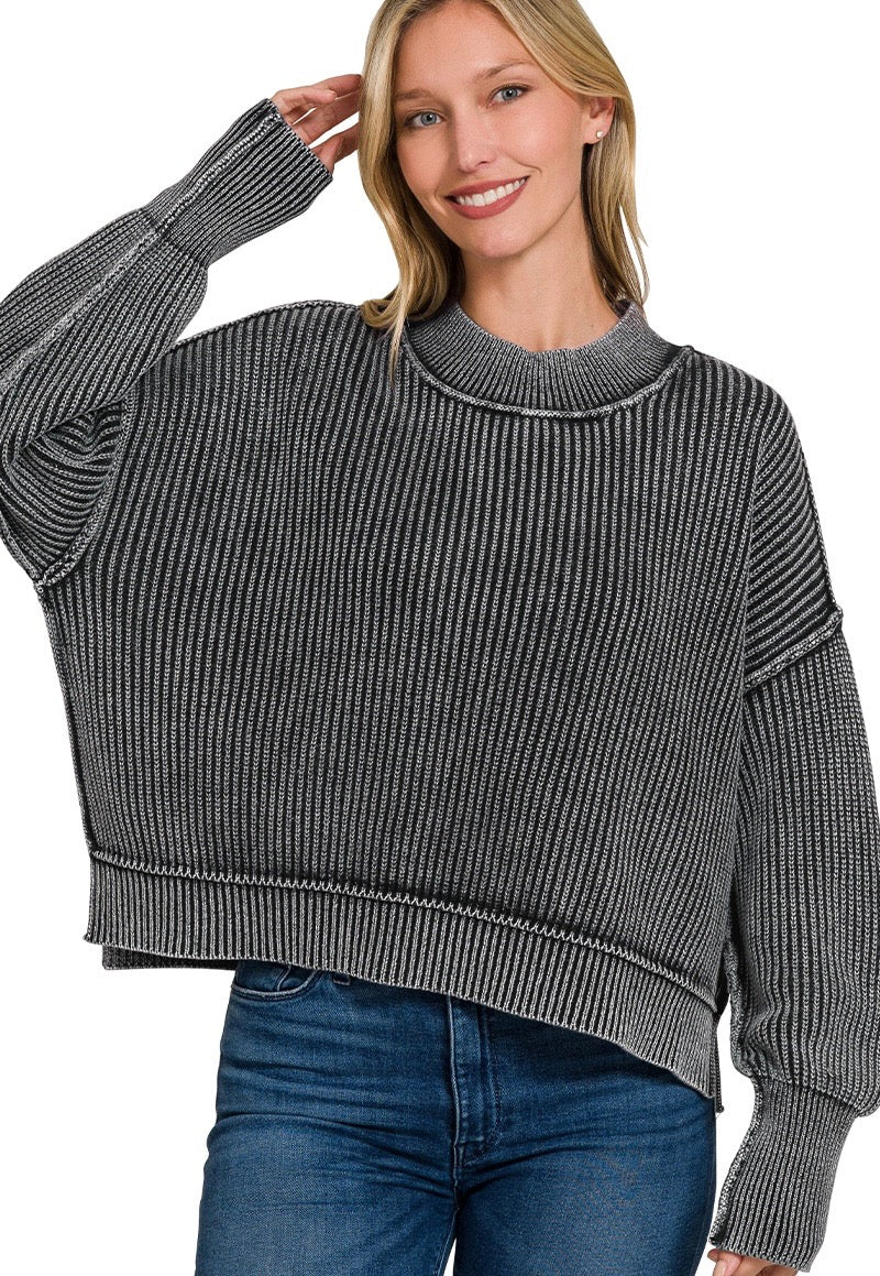 Black Oversized Sweater