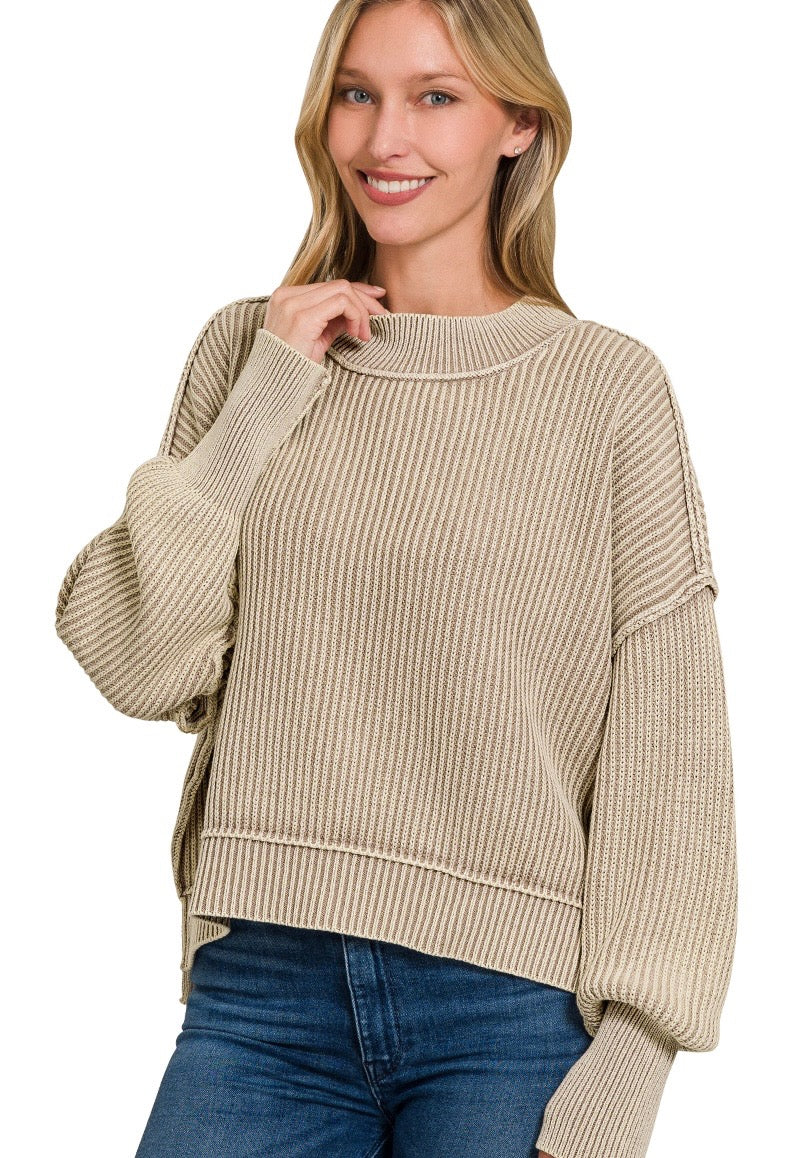 Tan Oversized Sweater
