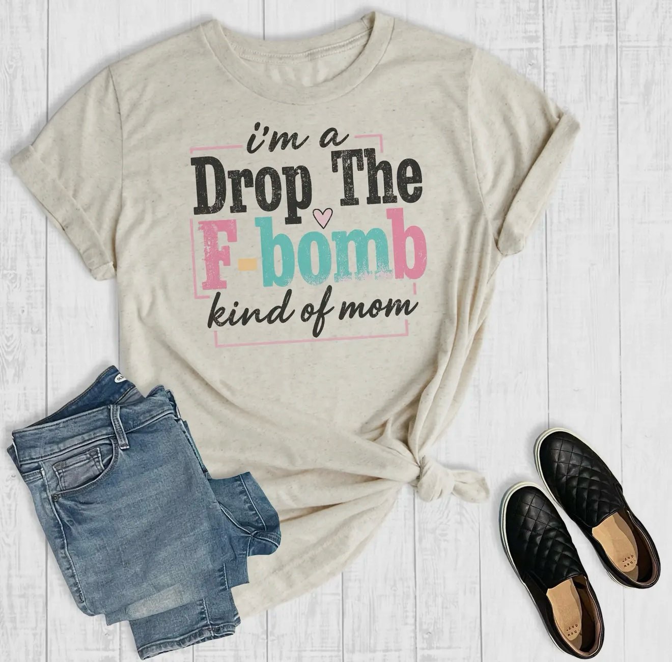 F Bomb Mom Graphic T