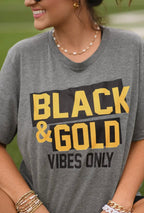 Black & Gold Vibes Graphic T