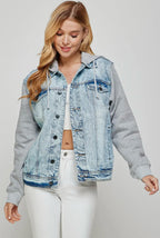 Denim Hoodie Jacket