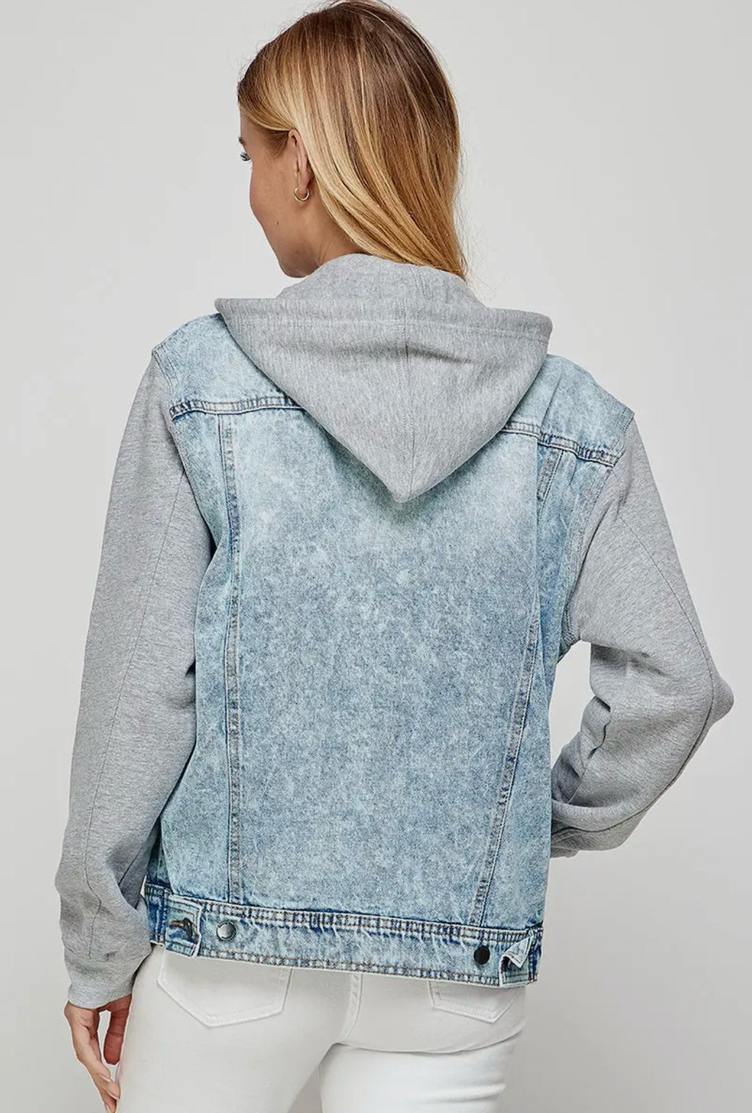 Denim Hoodie Jacket