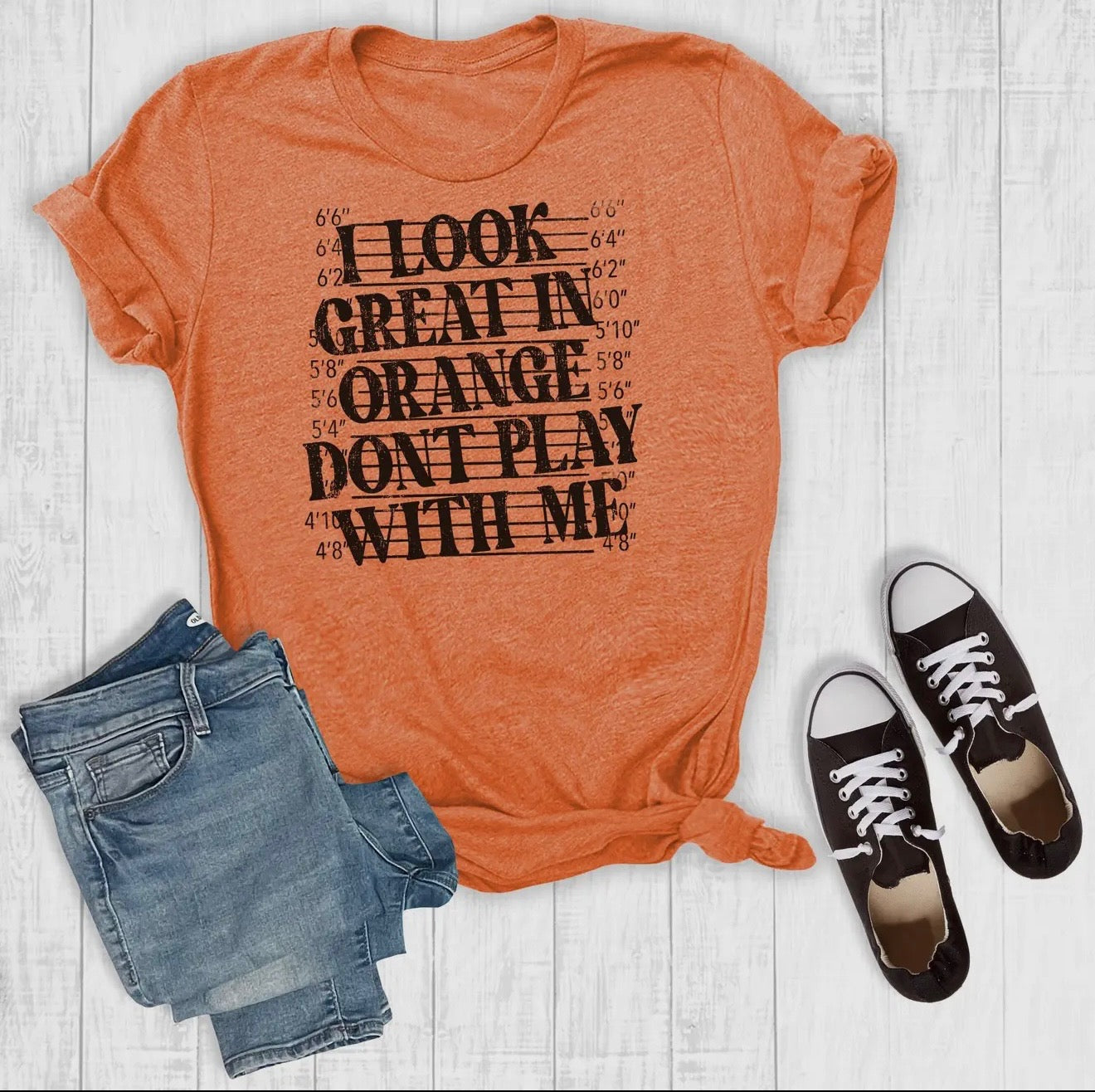 I look Great In Orange Graphic T