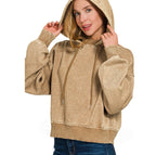 Acid Wah Camel Fleece Hoodie