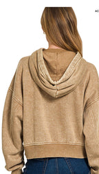 Acid Wah Camel Fleece Hoodie