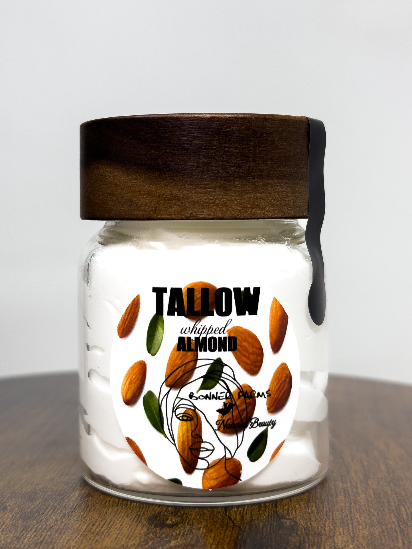 Whipped Grass-Fed Tallow Hand and Body Cream with Almond Oil