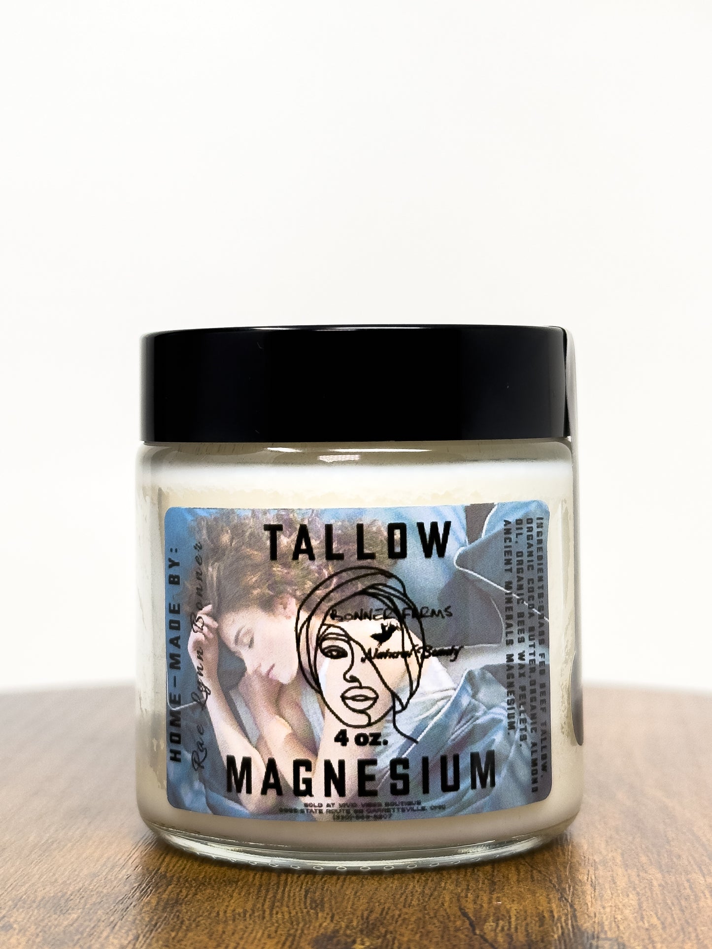 Grass-Fed Tallow Cream with Magnesium