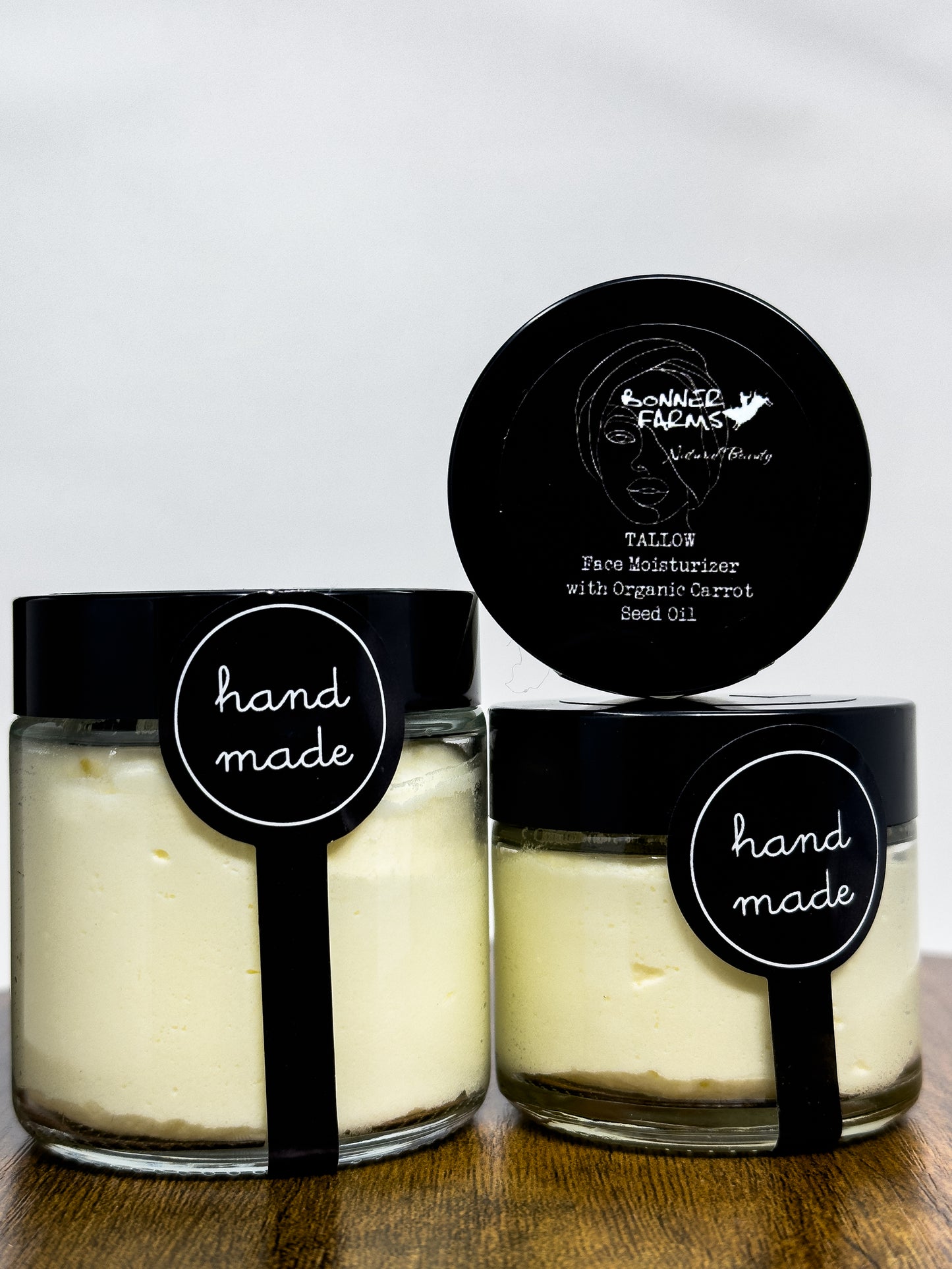 Grass-Fed Tallow Face Moisturizer with Carrot Seed Oil