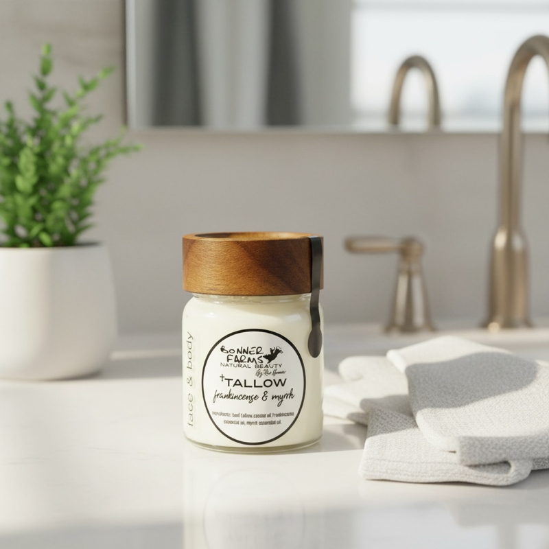 ✨ Tallow with Frankincense & Myrrh (Face + Body)