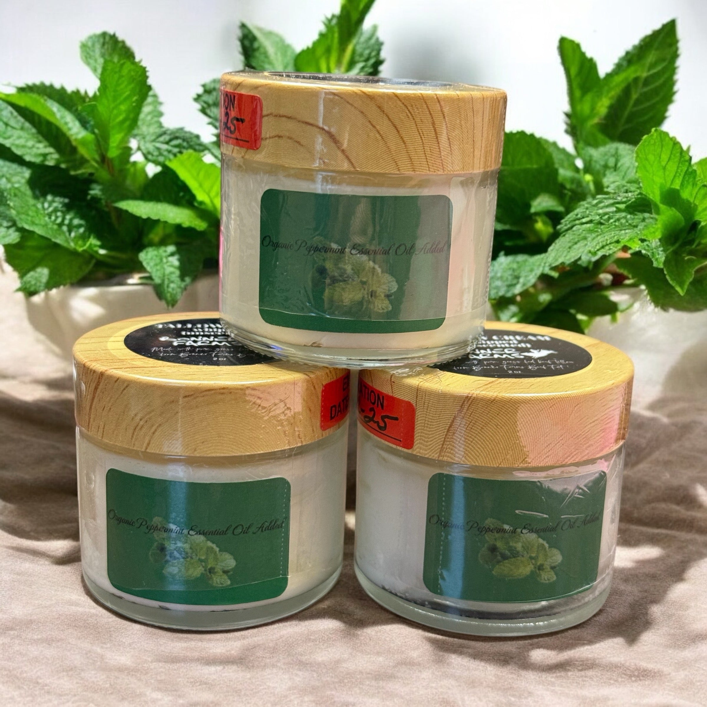 Organic Peppermint Tallow 2 OZ