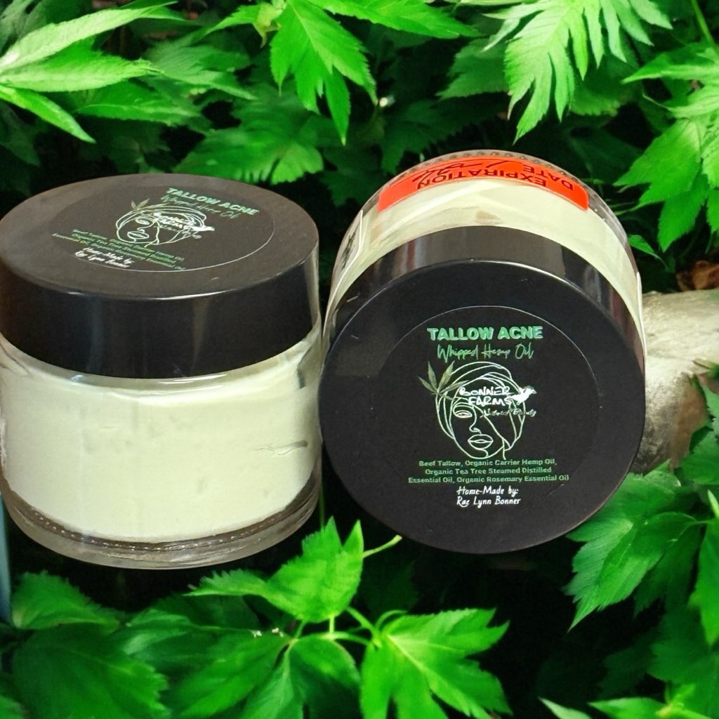Tallow Acne Whipped Hemp Oil
