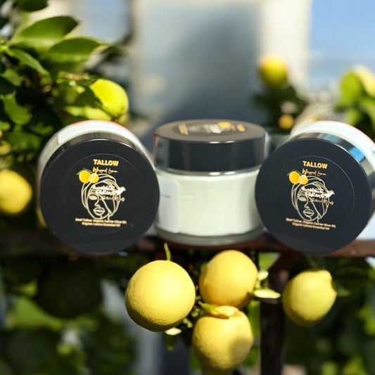 Whipped Organic Lemon Tallow Cream 2 OZ