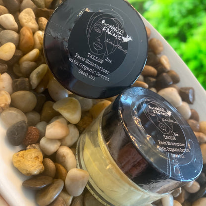 Tallow Face Moisturizer With Organic Carrot Seed Oil