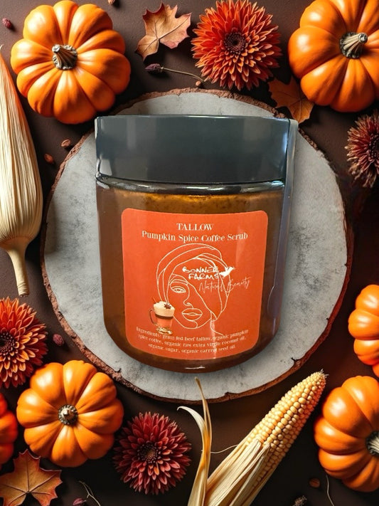 Pumpkin Spice Coffee Scrub Tallow 4 oz.