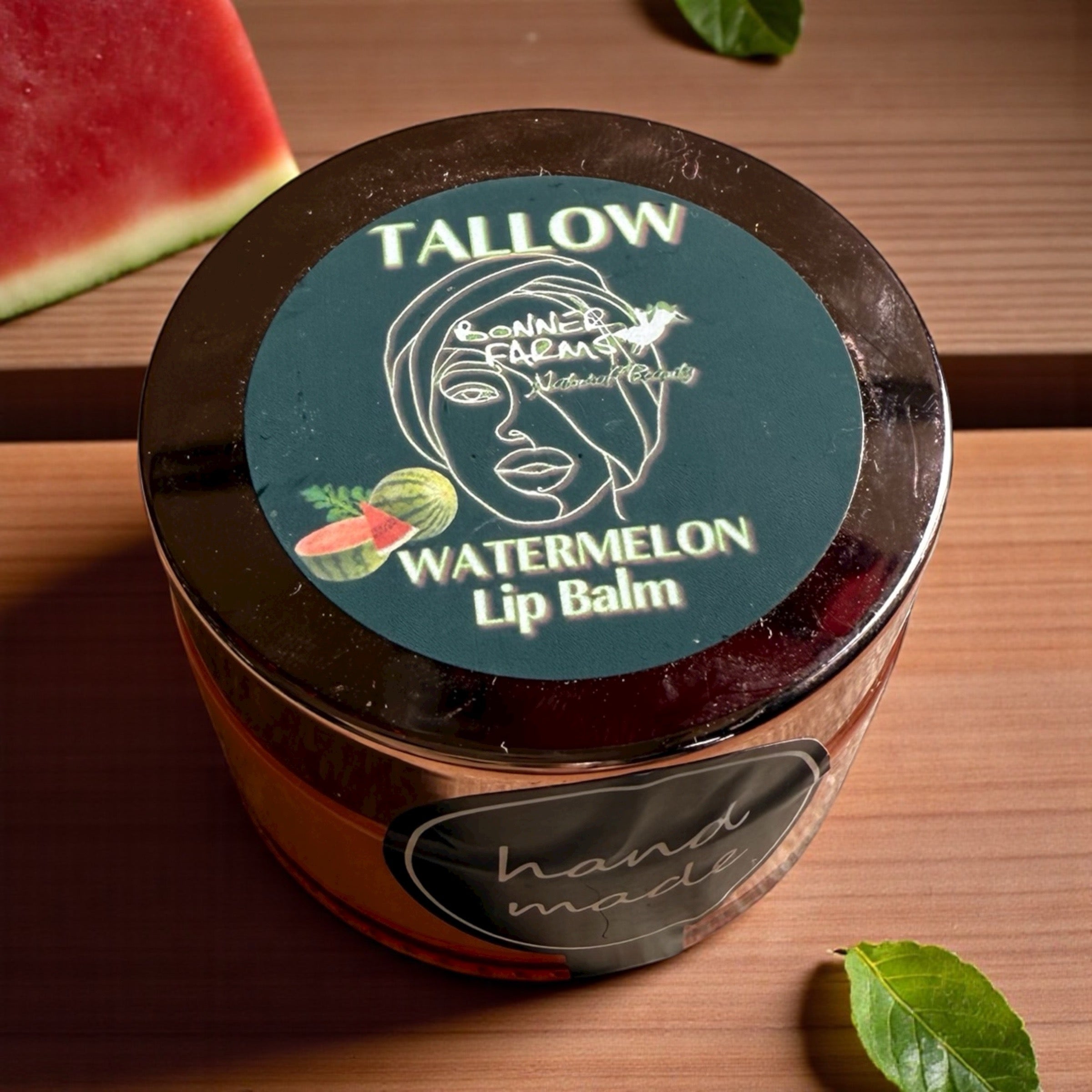 Grass-Fed Tallow Watermelon Lip Balm