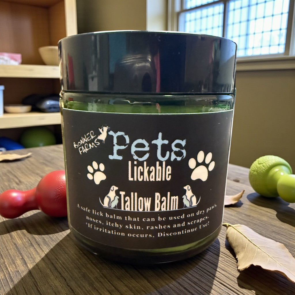 🐾 Lickable Tallow Balm for Pets & Paws