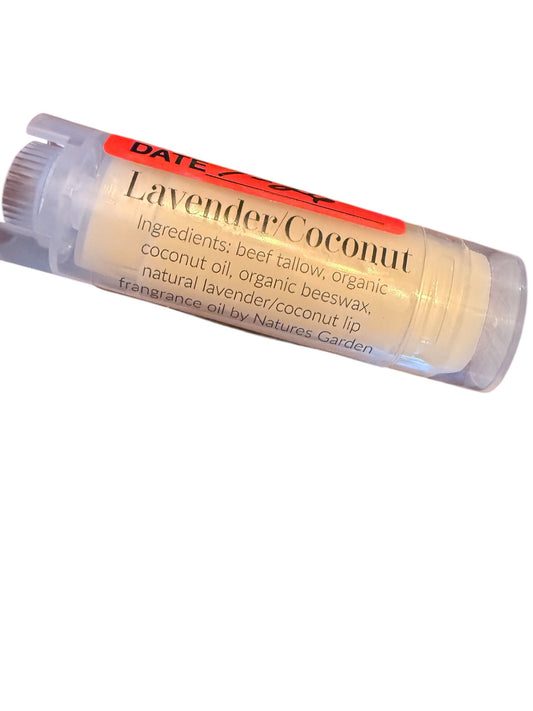 Lavender Coconut Tallow Chapstick