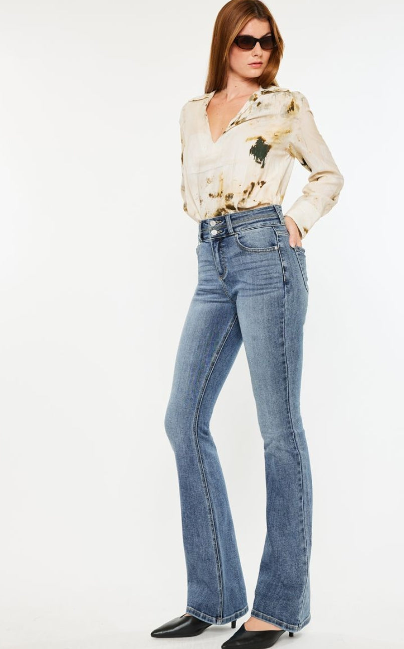 KANCAN HIGH RISE SKINNY BOOTCUT