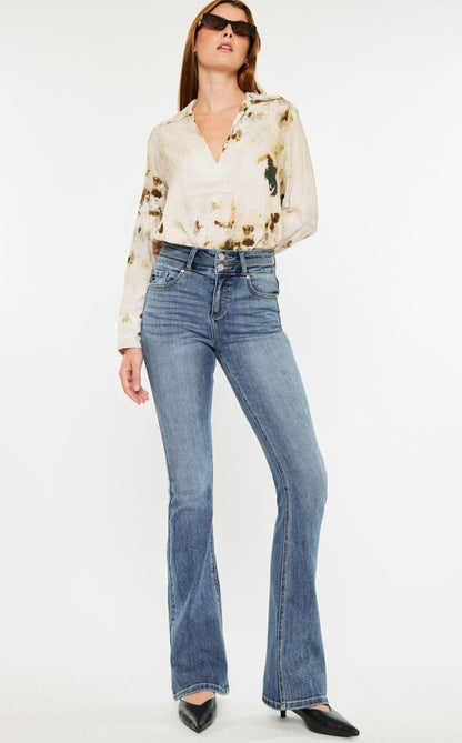 KANCAN HIGH RISE SKINNY BOOTCUT