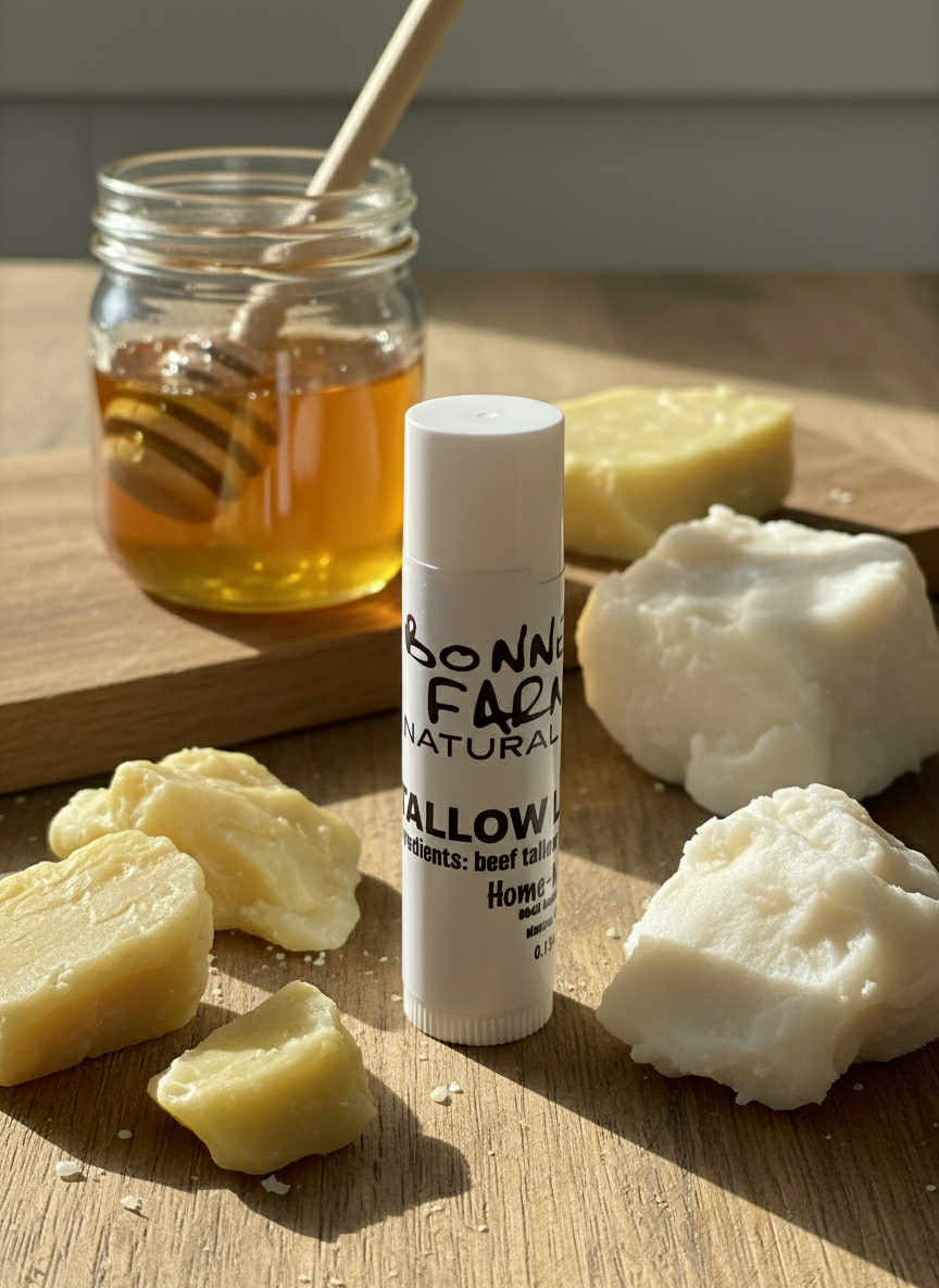 Tallow + Honey Lip Balm