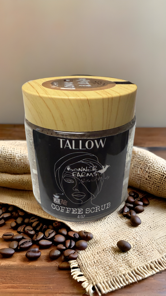 Grass-Fed Coffee Tallow Exfoliator