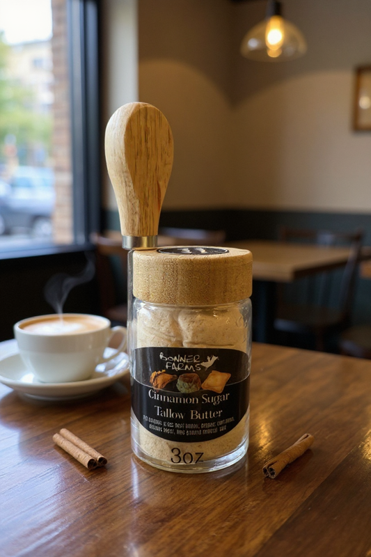 ✨ Cinnamon Sugar Tallow Butter — A Healthy, Farm-Fresh Flavor Boost ✨