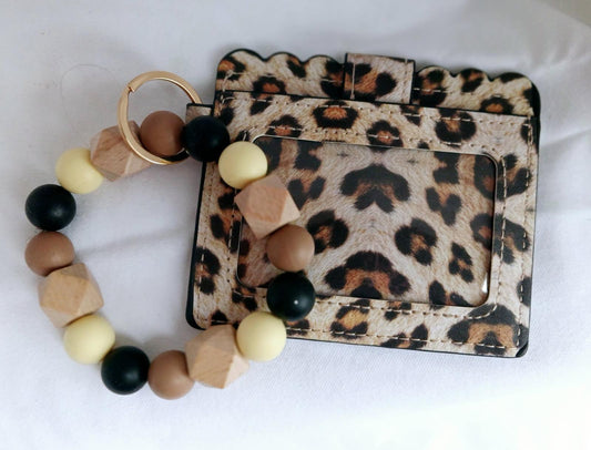 Luxury Leopard Wristlet