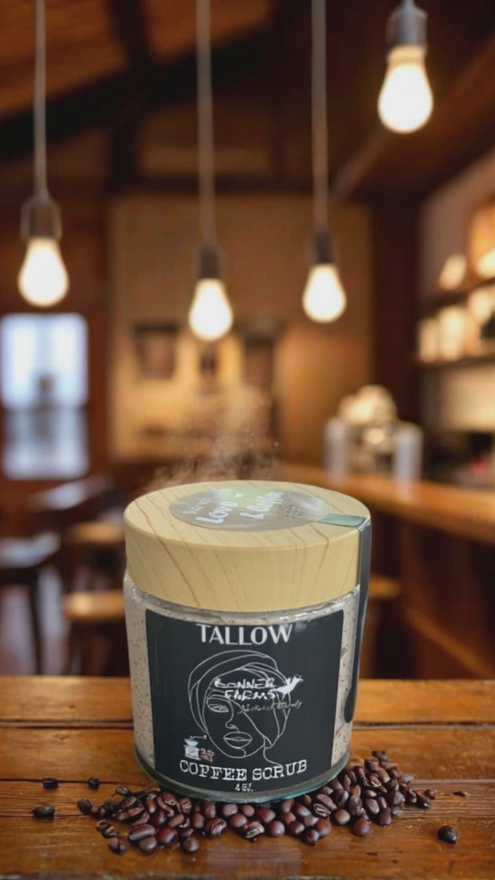 Coffee Tallow Body Scrub 4 OZ